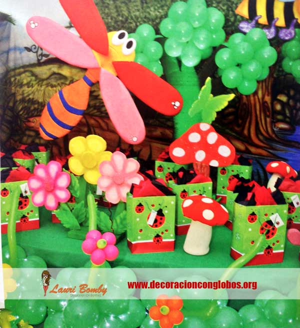 decoracion-globos-tematicos-insectos